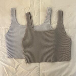 aritzia babaton contour crop tanks